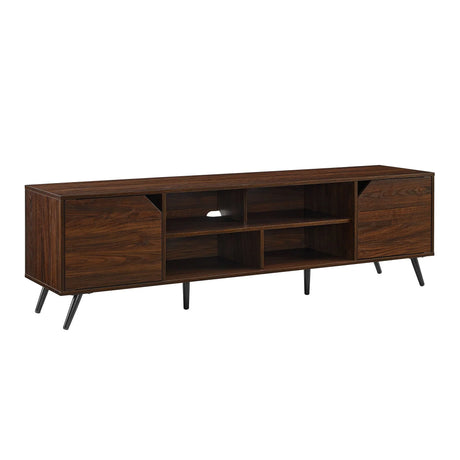 Contemporary 2 Door Minimalist TV Stand - Furniture Home Direct