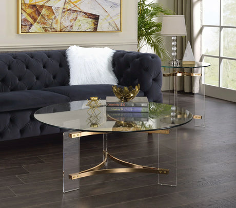 Sosi - Coffee Table - Gold - Furniture Home Direct