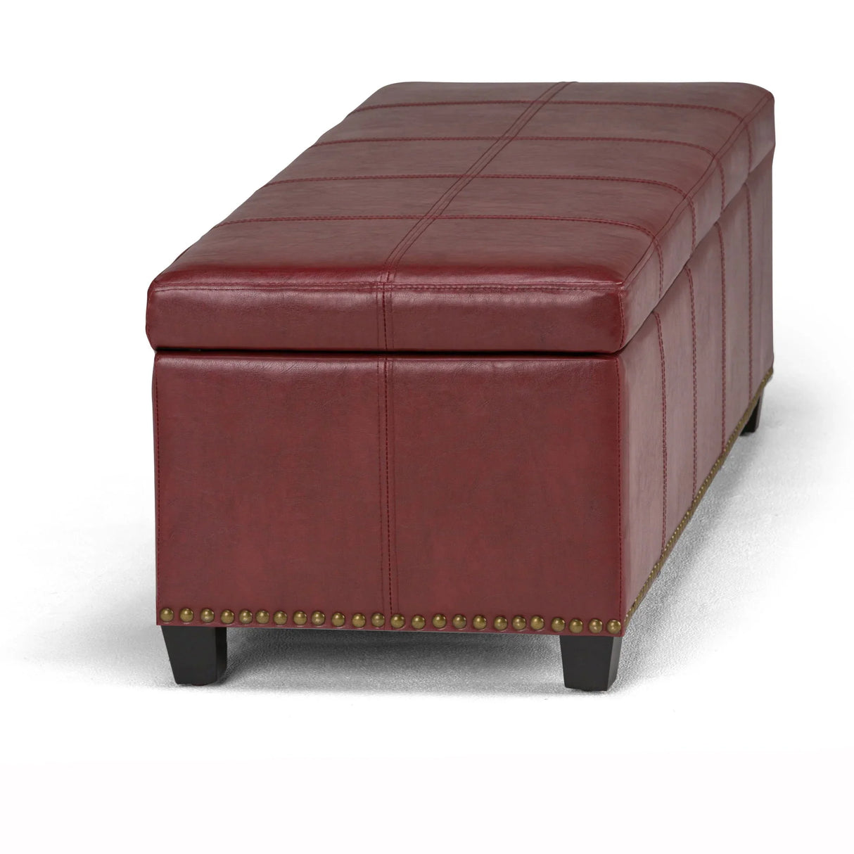 Kingsley - Upholstered Large Storage Ottoman - Furniture Home Direct
