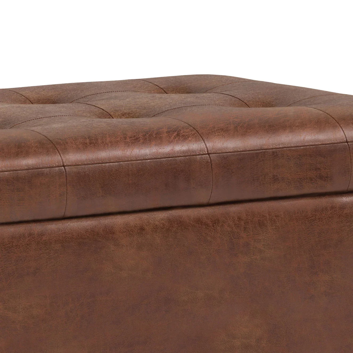 Cosmopolitan - Upholstered Storage Ottoman - Furniture Home Direct