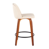 Toriano - Mid Century Modern, Counter Stool (Set of 2) - Furniture Home Direct
