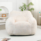 Beanbag Sofa Chair With Armrests Stuffed High Density Foam - Furniture Home Direct