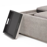 Avalon - Square Coffee Table, Storage Ottoman - Furniture Home Direct
