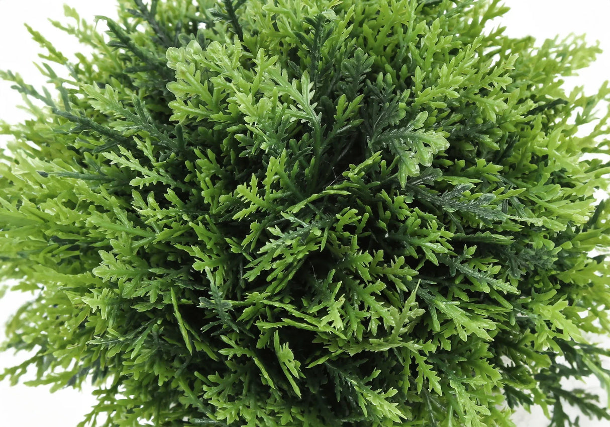 5" Tall, Artificial Plant, Grass, Indoor, Faux, Fake, Table, Greenery, Potted, Decorative (Set of 3) - Green / Gray - Furniture Home Direct