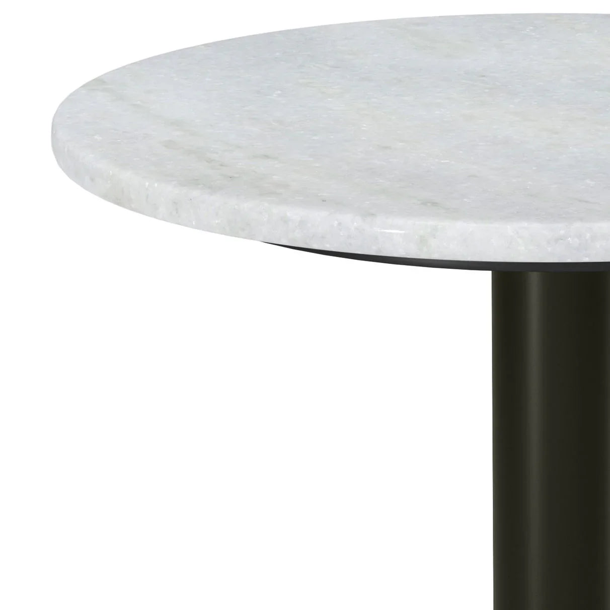 Evans - Marble Side Table - White - Furniture Home Direct