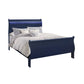 Charlston - Modern Sleigh Design Bed With LED - Furniture Home Direct