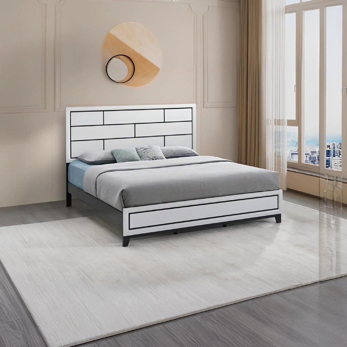 Glasgow - Bed Frame With Durable Construction - Furniture Home Direct
