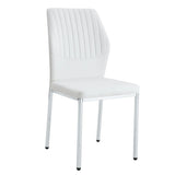 Luxury Simple High Resilience Dining Chair With Metal Legs - Furniture Home Direct