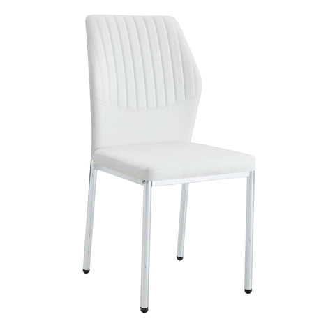 Luxury Simple High Resilience Dining Chair With Metal Legs - Furniture Home Direct