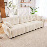 Chenille Sofa - White - Furniture Home Direct