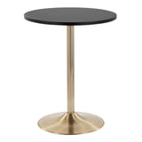 Pebble - Contemporary & Glam Adjustable Dining / Bar Table - Furniture Home Direct