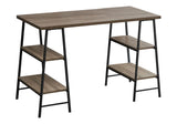 Computer Desk For Home Office, Storage Shelves, Industrial Design - Furniture Home Direct