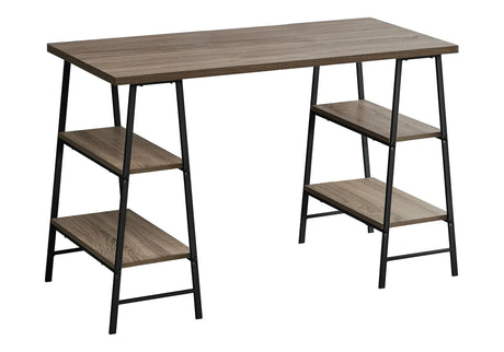 Computer Desk For Home Office, Storage Shelves, Industrial Design - Furniture Home Direct