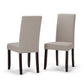 Acadian - Upholstered Parson Dining Chair (Set of 2) - Furniture Home Direct