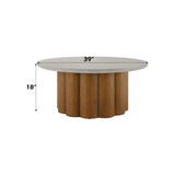 Evenlyn - Faux Concrete Top Table - Furniture Home Direct