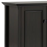 Amherst - Wide 4 Door Storage Cabinet - Hickory Brown - Furniture Home Direct