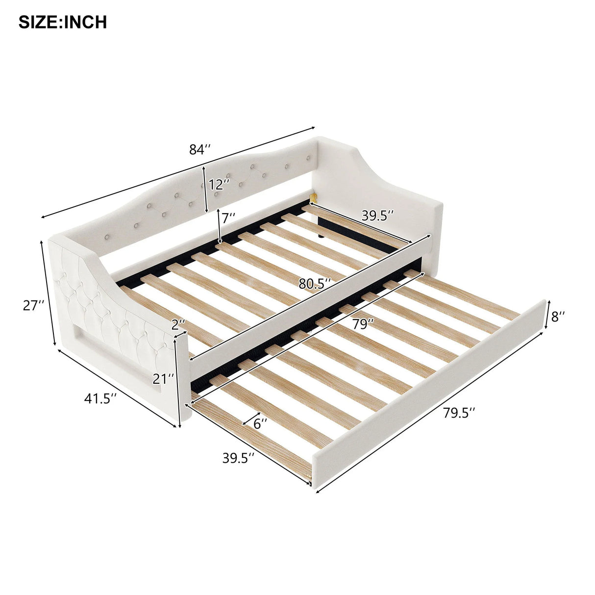 Daybed With LED Belt - Furniture Home Direct