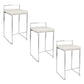 Fuji - Elegant Design Contemporary Stackable Counter Stool - Furniture Home Direct
