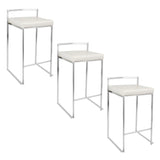 Fuji - Elegant Design Contemporary Stackable Counter Stool - Furniture Home Direct