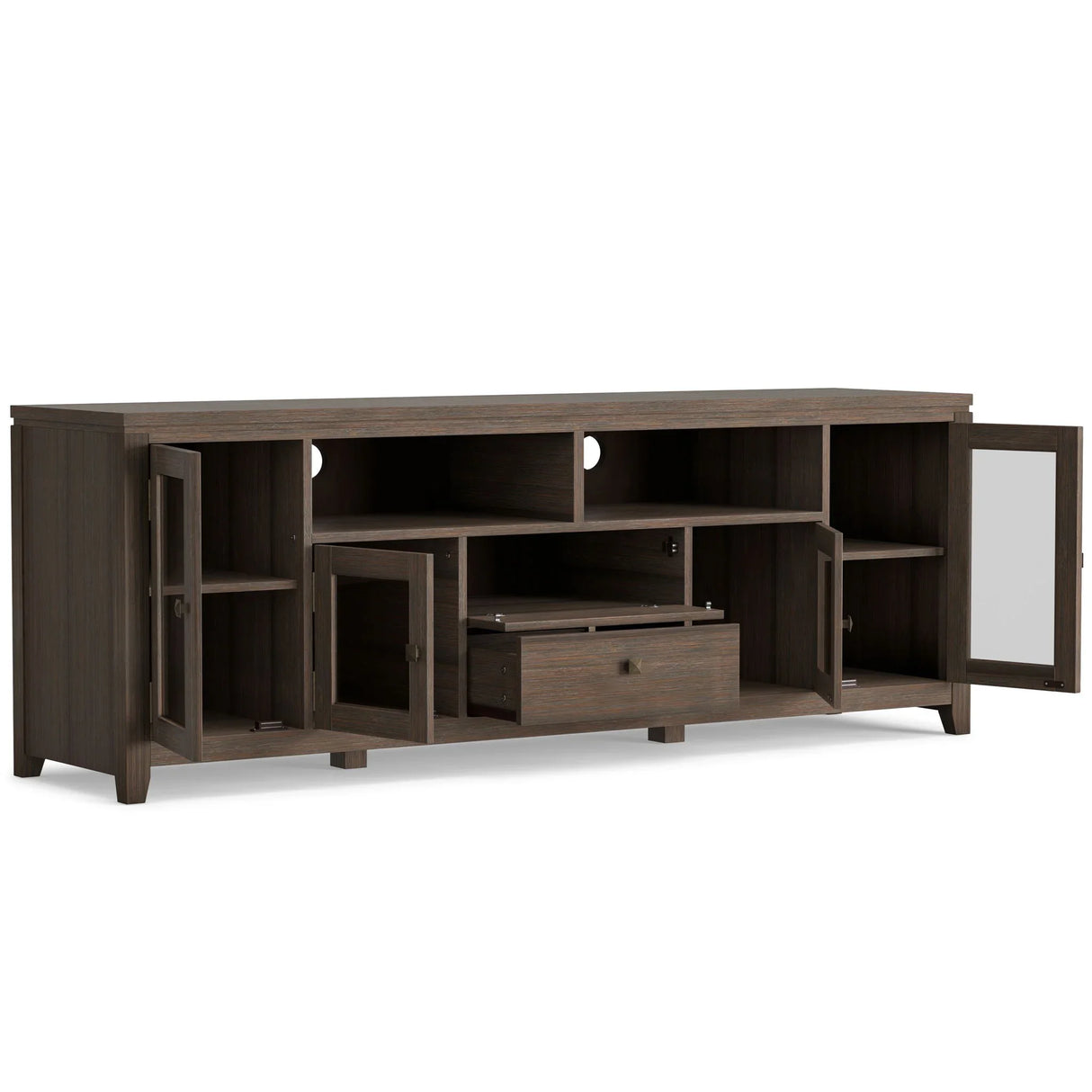 Cosmopolitan - Handcrafted Wide TV Media Stand - Furniture Home Direct