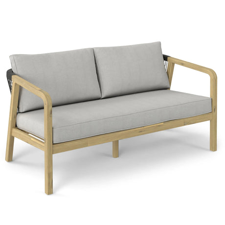 Palmetto Outdoor Sofa - Stone Gray - Furniture Home Direct