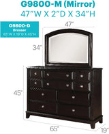 Ashford - Dresser - Cappuccino - Furniture Home Direct