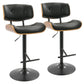 Lombardi - Mid Century Modern Adjustable Barstool - Furniture Home Direct