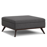 Owen - Multifunctional Square Coffee Table Storage Ottoman - Furniture Home Direct