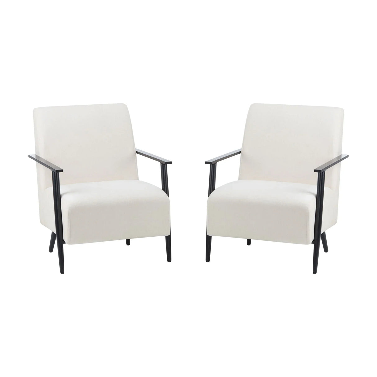 Modern Lounge Chair With Polyester Upholstery
