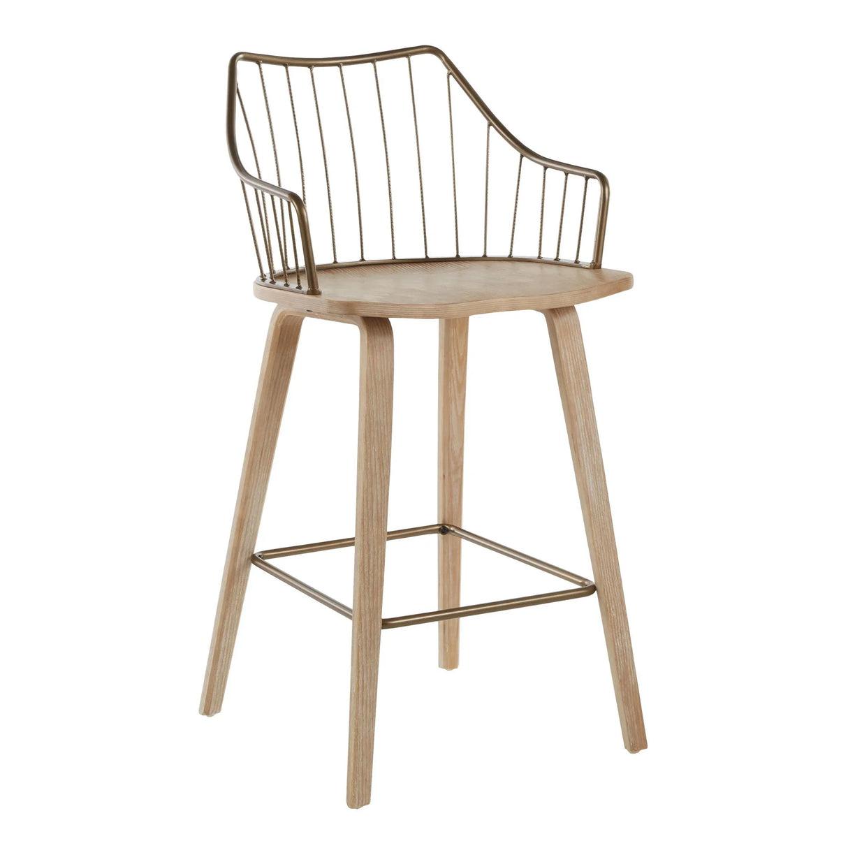 Winston - Farmhouse Counter Stool - Furniture Home Direct