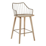 Winston - Farmhouse Counter Stool - Furniture Home Direct