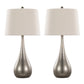 Pebble - Contemporary Table Lamp (Set of 2) - Furniture Home Direct