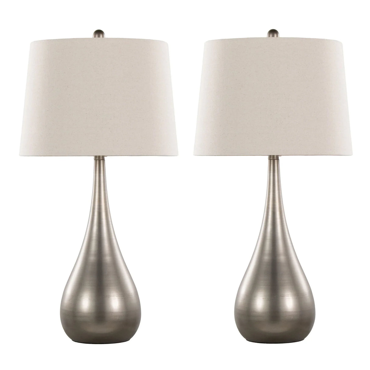 Pebble - Contemporary Table Lamp (Set of 2) - Furniture Home Direct