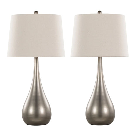Pebble - Contemporary Table Lamp (Set of 2) - Furniture Home Direct