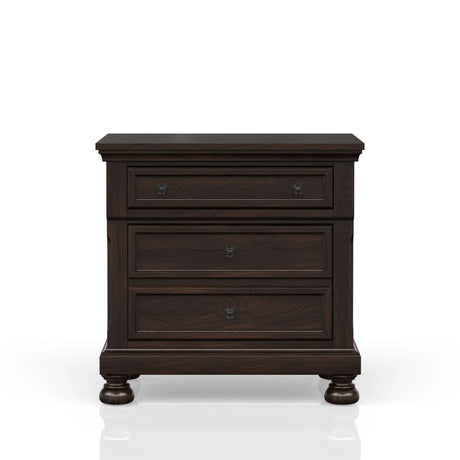 Nightstand Two Storage Drawers - Furniture Home Direct