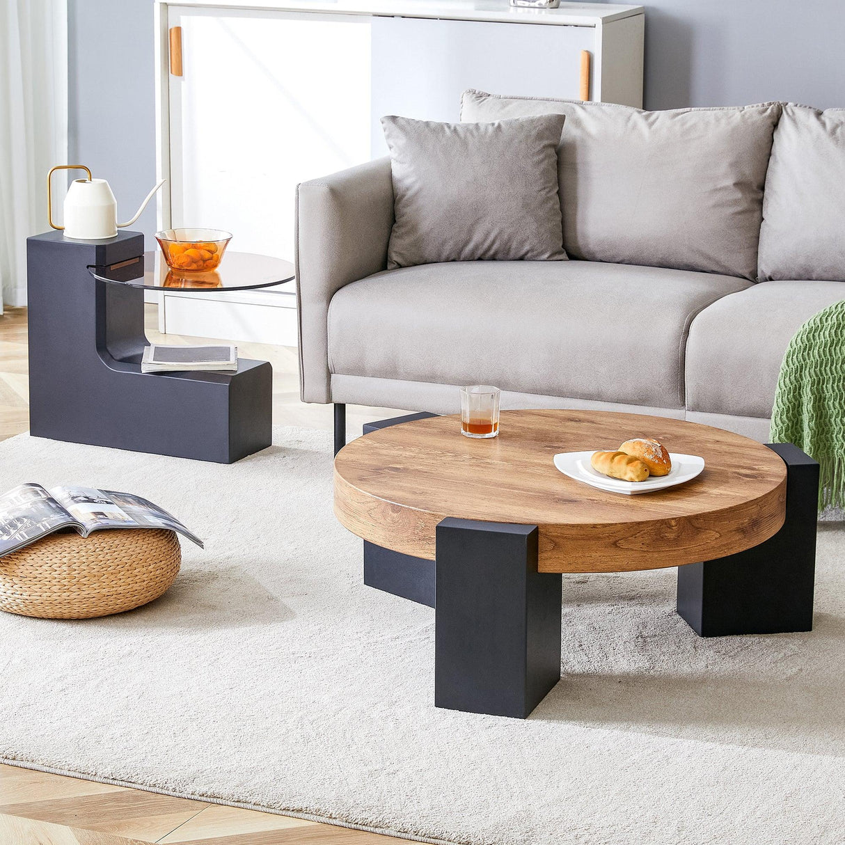 Detachable Double-Decker Coffee Table - Furniture Home Direct