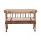 Strapped Hallway Bench - Furniture Home Direct