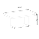 Susan - Dining Table - Gray - Furniture Home Direct