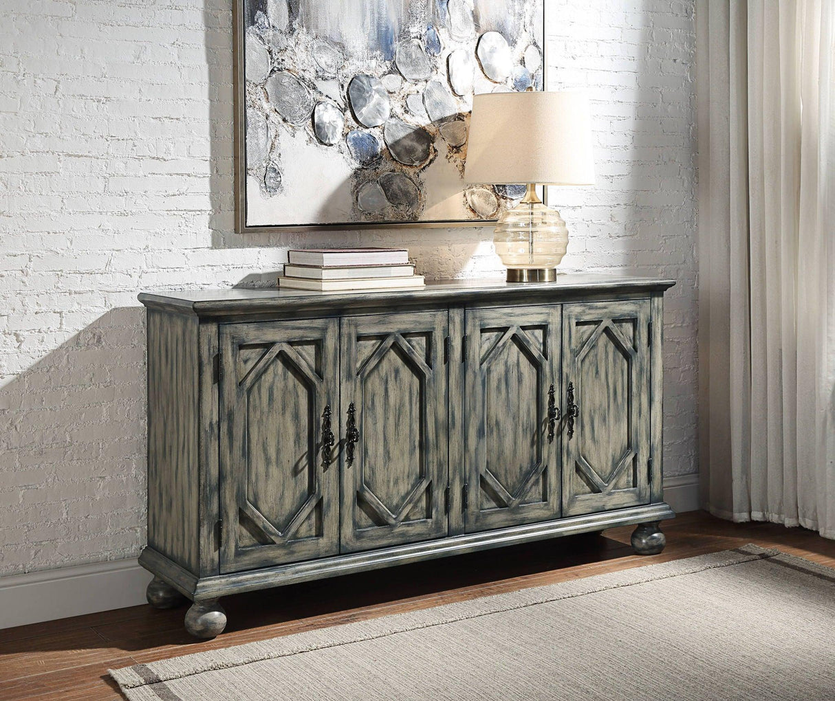 Pavan - Console Cabinet - Gray - Furniture Home Direct