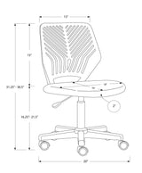 Office Chair & Adjustable Height, Swivel, Ergonomic - Furniture Home Direct