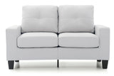 Track Arm Loveseat For Cozy Spaces - Furniture Home Direct