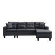 Modern Sectional Sofa Set With L Shape Chaise Lounge, Cup Holder, 4 Seat - Furniture Home Direct