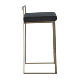 Fuji - Industrial Stackable Counter Stool Elegant Design - Furniture Home Direct