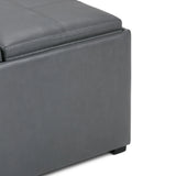 Avalon - Square Coffee Table, Storage Ottoman - Furniture Home Direct