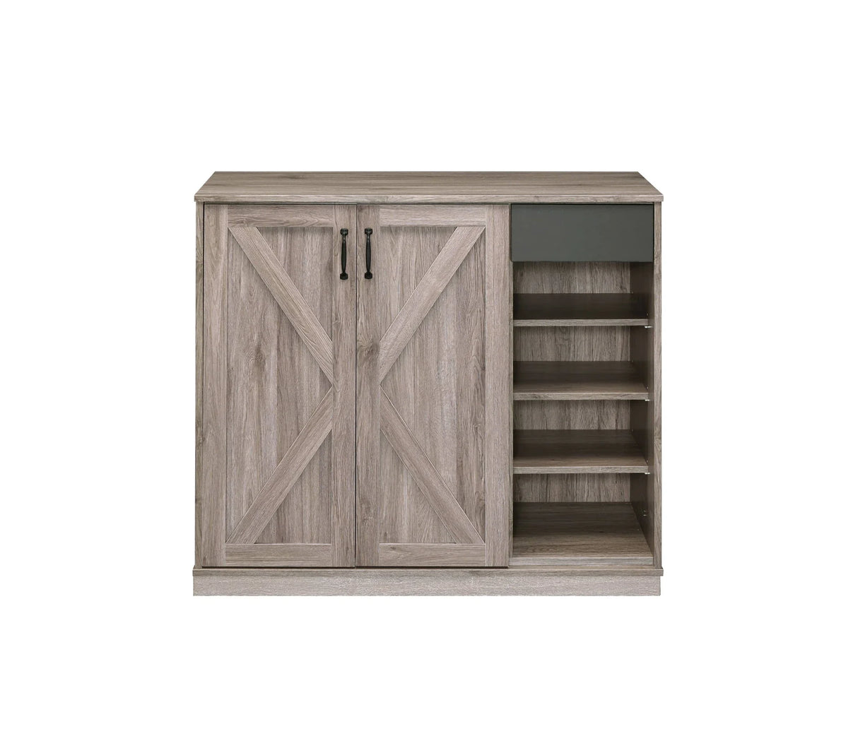 Toski - Shoe Cabinet - Rustic Gray Oak - Furniture Home Direct