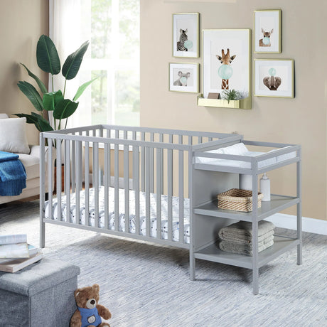 Palmer - 3-in-1 Convertible Crib / Changer Combo - Furniture Home Direct