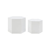 Hexahedron Coffee Tables For Living Room, Office, Bedroom (Set of 2) - Furniture Home Direct