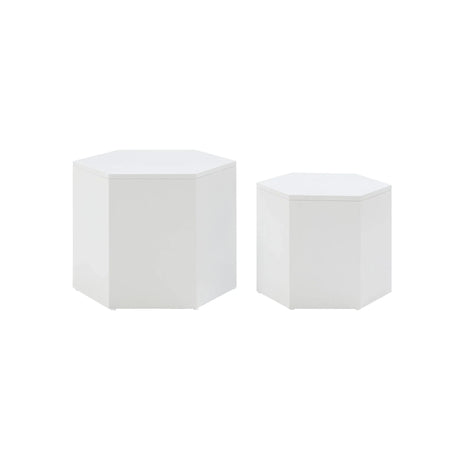 Hexahedron Coffee Tables For Living Room, Office, Bedroom (Set of 2) - Furniture Home Direct