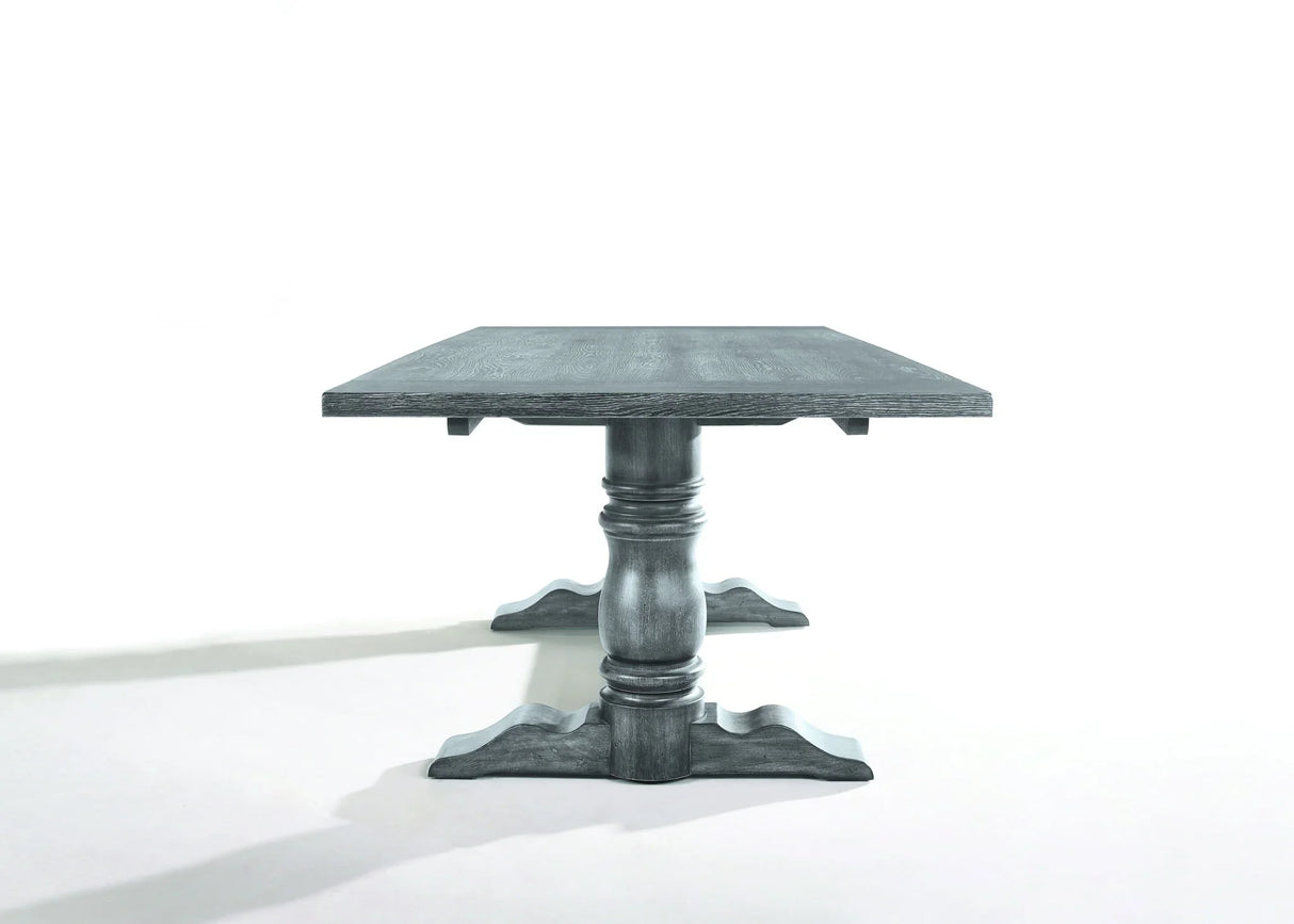 Leventis - Dining Table - Weathered Gray - Furniture Home Direct