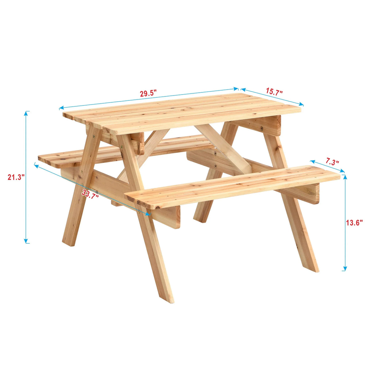 Durable Solid Wood Children's Dining Table And Chairs Set, Multi-Functional - Furniture Home Direct